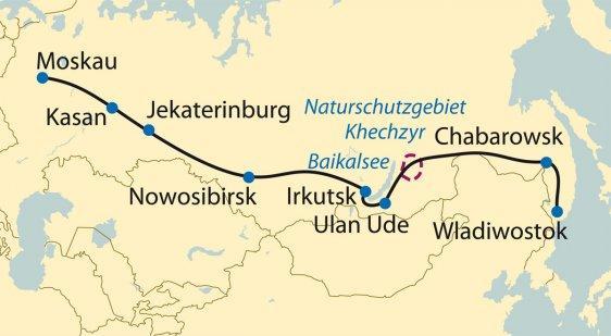 Zarengold-Sonderzugreise: Von Moskau zum Baikalsee und über Ulan Ude weiter nach Wladiwostok (2014) 17-tägige Sonderzug- und Bahn-Erlebnisreise von Moskau nach Wladiwostok 1.