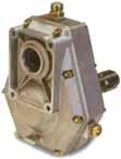 Übersetzungsgetriebe Getriebe für Hydraulik-Pumpe Größe 2 (Lieferung erfolgt ohne Ölfüllung) Technische Daten Betriebstemperatur: -20 C bis +80 C Öl: CPL/CC 150 DIN 5157 oder SAE 90 Rechtslauf max.