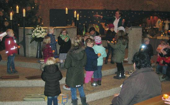 40 Für die Pfarrei Im Kindergottesdienst Gott erleben 5 bis 6 Mal im Jahr finden in der Pfarrgemeinde St. Sebastian kindgerechte Gottesdienste für Kinder von 2 bis 8 Jahren statt.