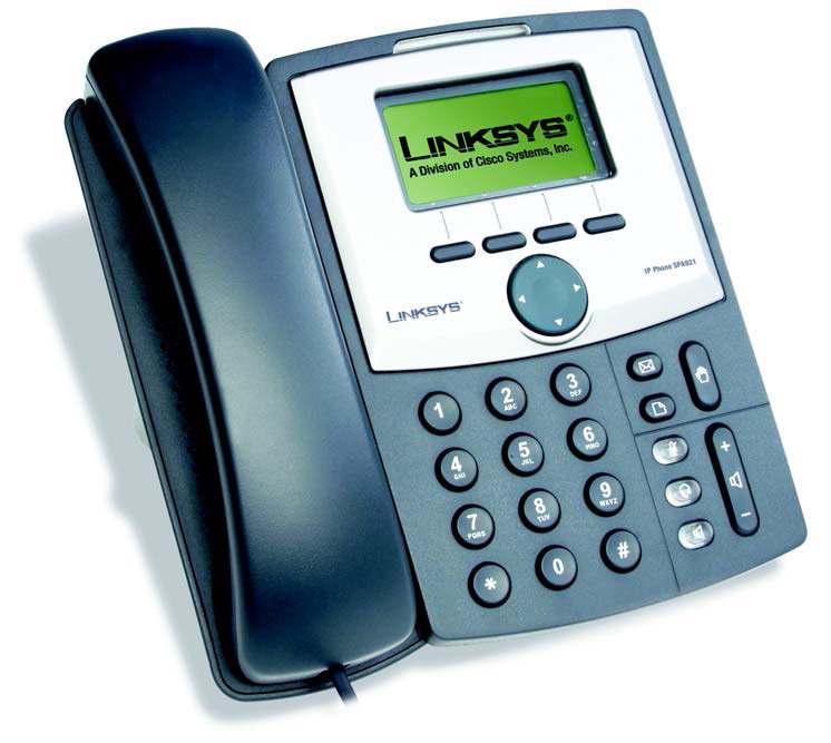 Abbildung 1: IP-Telefon Cisco SPA921 mit einer Leitung und Anzeige Telefonie-Funktionen Eine Sprechleitung mit zwei Call Appearances Anzeige auf Pixelbasis: 128 x 64 monochromes, grafisches LCD