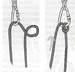 4. Prusikknoten Der Prusikknoten wird z.b. als Rücksicherung beim Abseilen mit Abseilachter benutzt.