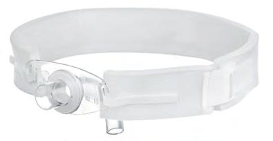 separatem Guizug für mehr Flexibilität Verwendung während Bestrahlung möglich Stufenlos auf Halsweite einstellbar Mit Klettverschluss am Kanülenschild