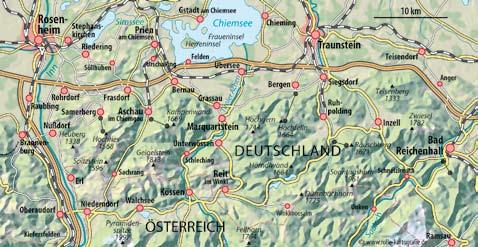Im Chiemgau unterhält der Regionalverkehr Oberbayern (RVO) ein dichtes Busnetz mit häufigen Fahrten. Die meisten Ausgangspunkte der Skitouren sind angebunden.