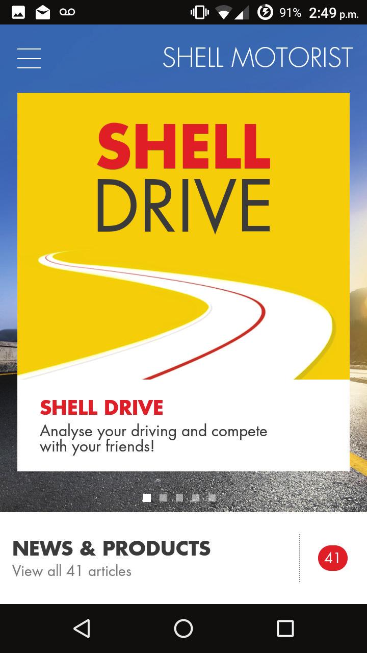 Registrierung für Shell Drive (dauert etwa 5-10 Minuten) 1. Gehen Sie auf Shell Drive auf der Shell App Startseite. 2. Lesen Sie sich die Sicherheitsmitteilung durch und stimmen Sie dieser zu.