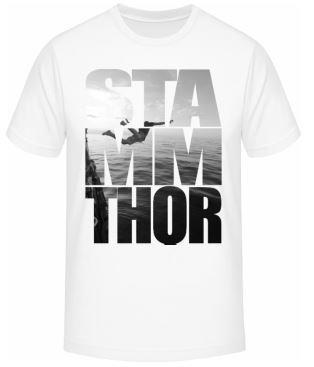 T-Shirt Thor 2014 Farbe: schwarz Art: Super Premium T (205 g/m²) Da wir ja alle wissen, dass Thorler gerne Pfadfinderball spielen, brauchen sie auch eher mal ein Shirt zum wechseln.