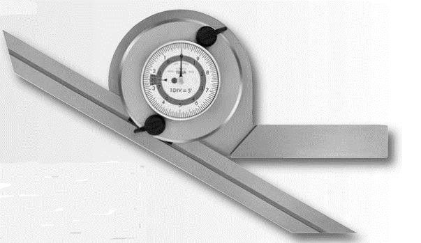 Feststellschraube für Messlineal Feststellschraube für Messlineal Schenkel Messlineal Abbildung 31: Aufbau eines Winkelmessers 4.9.