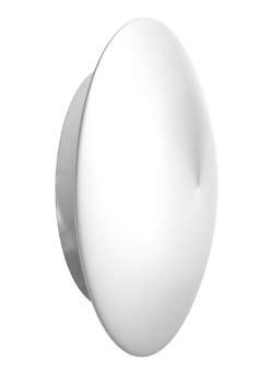 S 132 Leuchtenglas Form Linse: Durchmesser: 320 x 90 (T) 2,5 kg n/wandanbauleuchte oder Wand Kristallglas dimensions: diameter: 320 x 90 mm, weight: 2,5 kg, intendend use: ceiling or wall luminaire