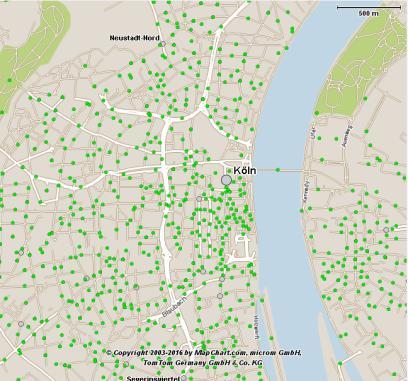 B. Das bietet der mapchart Manager