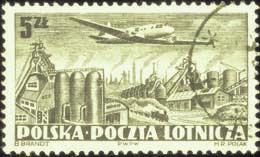 34 Verkehrsflugzeuge auf Briefmarken Im Konstruktionsbüro von Sergey Iljuschin hatte man bereits 1943 mit der Konstruktion eines zweimotorigen Verkehrsflugzeugs begonnen, das dazu bestimmt war, die
