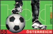 38 Österreich-Vorschau 2008 Im Zusammenhang mit den Fußball-Europameisterschaften in Österreich und der Schweiz wird in Österreich eine Vielzahl von Sondermarken und -blocks erscheinen. Alle ca.