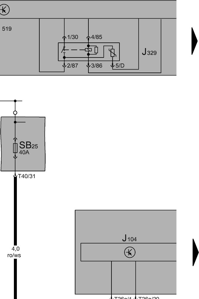 15 J533 - Diagnose-Interface für Datenbus J682 - Relais für Spannungsversorgung, Kl.