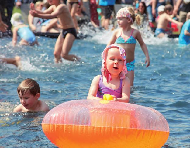 Wasserspaß im kühlen Nass genossen am 29.