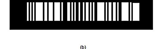 Auch wenn die Zwischenräume an beiden Seiten des Limited Symbols wie Hellzonen aussehen, unterscheiden sie sich jedoch von Hellzonen, da diese Randzeichen über den Referenz-Decodieralgorithmus