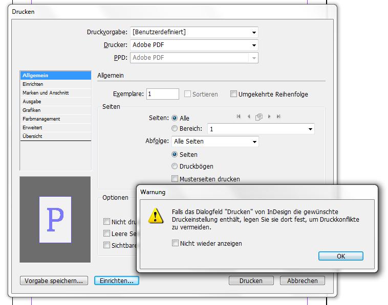 Kapitel 2 Erstellung einer PDF/A-1b Datei mit InDesign CS6 2 Erstellung einer PDF/A-1b Datei mit InDesign CS6 Für die Erstellung