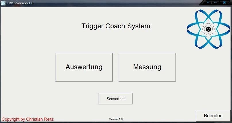 3. Start Wenn Sie das Programm öffnen erscheint der Startbildschirm.