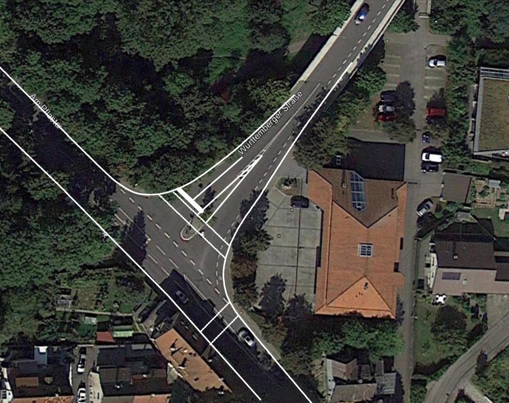 Knotenpunkt Württemberger Straße / Bilfinger Straße / Am Pflaster Auslastung