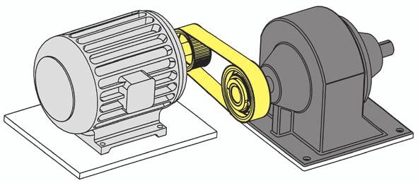 : Kugelrollspindeln Achsantriebe zwischen Motor und Getriebe - Sicherheitskupplung mit ROTEX Indirekte Antriebe - Rutschnabe mit Kettenrad