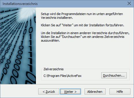 Outlook) ist es erforderlich auch auf 64-bit Windows Systemen die 32-bit Version von ActiveFax zu installieren.