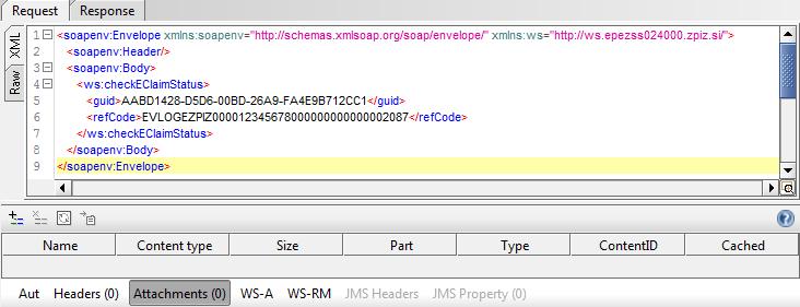 2.1 checkeclaimstatus 2.1.1 Parametri za klic (Request) Parameter Tip Opis guid String Identifikacijski žeton (točno 36 znakov) refcode String