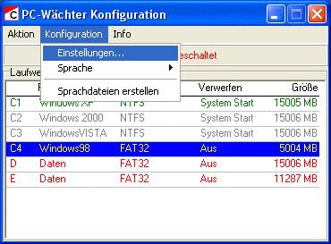 Konfiguration unter Windows Starten Sie Ihr Microsoft Windows Betriebssystem und melden Sie sich an.