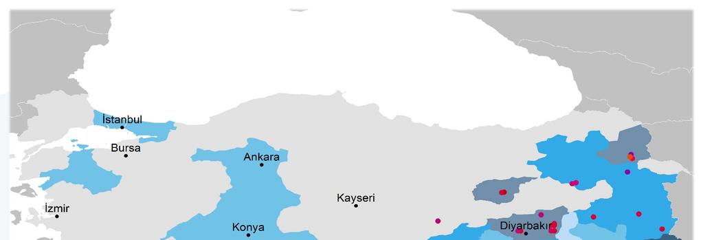LAUFENDE POLITISCHE KONFLIKTE Türkei (PKK): Türkische Regierung und Sicherheitskräfte (Polizei, Gendarmerie, Armee) sowie die KCK (Group of Communities in Kurdistan), die als Dachverband für unter