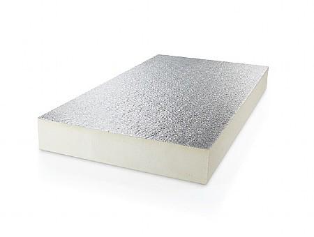 PU 023 FB-ALV PU-Fußboden-Dämmplatten aus Polyurethan Hartschaum mit Aluminiumkaschierung und mit einer Wärmeleitfähigkeit λ = 0,023 W/(mK) - Fußbodendämmung / Dämmung unter Estrich - Dämmung unter