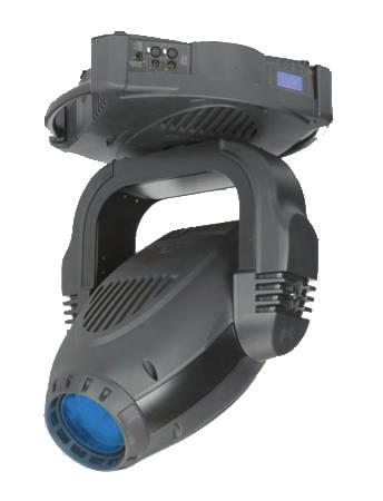 Infinity Spot XL gesteuerter Hochleistungsscheinwerfer mit einer Lichtquelle von 1500W mit extrem hoher Helligkeit, Pan 530, Tilt 270, 16bit Positionierung, stufenloses CMY- Farbmischsystem, Farbrad