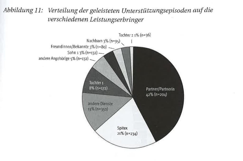 Zukunft Hauswirtschaft Spitex Wer ist in Pflege und Betreuung tätig? (Berner Studie) Das Problem der Koordination Aus: Fluder, R. et al.