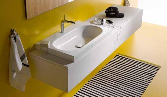 Moderne Linie, komfortable Form BETTECOMODO Design: Tesseraux + Partner Die Designlinie für alle, die Waschtisch und Badewanne auch gestalterisch als Einheit begreifen, die sich spür- und sichtbare