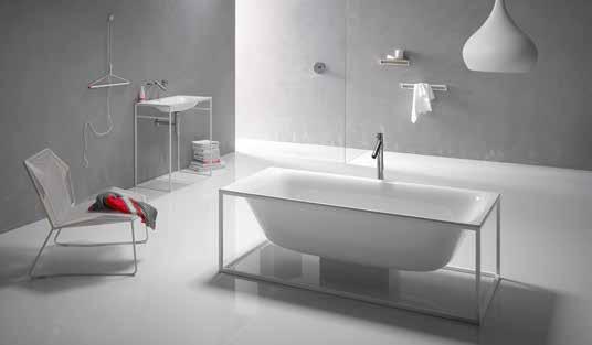 Die Konzentration auf das Wesentliche ist der direkte Weg zu neuen Ideen BETTELUX SHAPE Design: Tesseraux + Partner Eine neue Generation freistehender Badewannen und Waschtische - getragen von einem