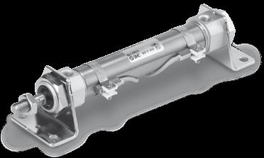Druckluftzylinder: ausführung Serie wasserfest CDM2 Montageart Kolben-Ø nschlussgewindeart R ub Z M9 -XC6 mit (eingebauter Magnetring) wasserfester Zylinder R NR-Dichtungen (Nitrilkautschuk) V