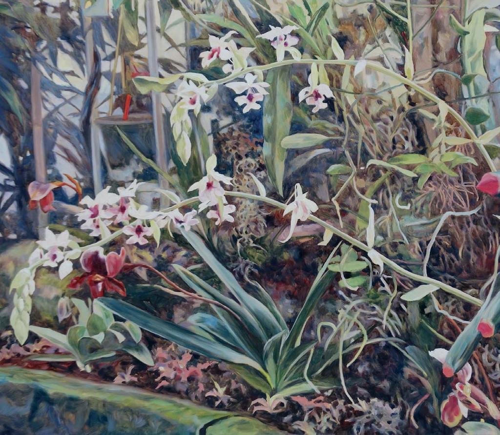 WER IM GLASHAUS SITZT Gemälde über die Bewohner der Gewächshäuser im Botanischen Garten