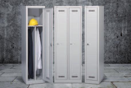 Garderobenschrank MonoBloc Das Garderoben- und Schließfachsystem MonoBloc sorgt in funktional-elegantem Design für die sichere Aufbewahrung persönlicher Gegenstände sowohl im beruflich-gewerblichen