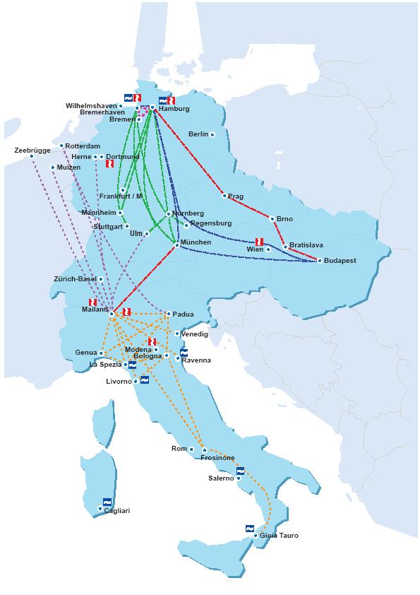 EUROGATE: Europäisches Transport-Netzwerk 4