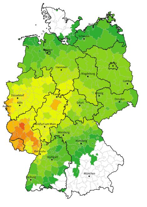 000 Landkreis Cochem-Zell betroffen Schadenhäufigkeit: 23,6 % 1.