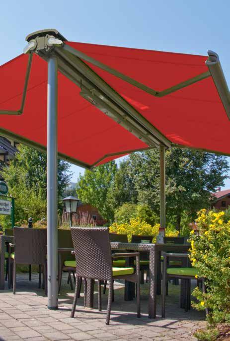 pergola markilux syncra markilux 790 Seitenmarkise