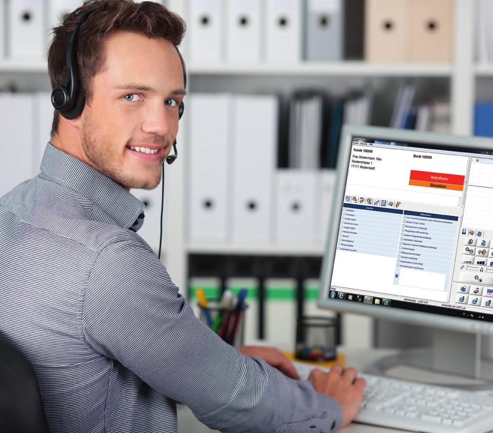 TeleAlarm Leitstellen-Managementsystem Universell, flexibel und sicher Unsere Leitstellen-Managementsoftware bietet Ihnen die besten Voraussetzungen für eine effiziente Notruf- und