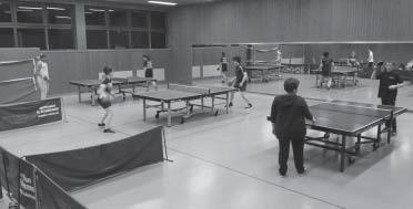 Spielszene bei den Vereinsmeisterschaften Wie 2015 waren auch 2016 bei den Erwachsenen 12 Aktive anwesend.