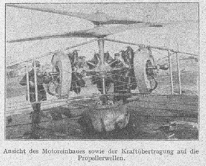 1920 Schraubenfesselflieger nach Petrócy-Kármán-Zurovec Abhandlungen aus dem Aerodynamischen Institut der RWTH Aachen