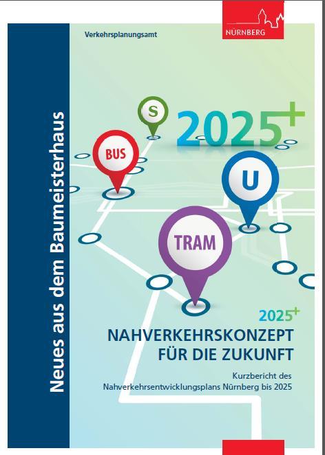 Nahverkehrsentwicklungsplan Nürnberg 2025+ Ziel Optimierung des schienengebundenen ÖPNV-Netzes Empfehlung eines zukunftsfähigen