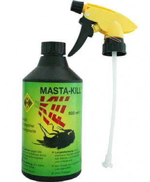 MASTA-KILL Insekten-Killer mit biologischer Wirkkomponente * Sicher wirksam gegen alle Insekten und Schädlinge in Ihrem Speiserestebehälter.