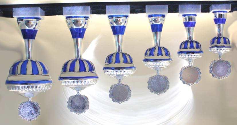 Sonderpreis E1200 Pokal -blau, 343mm 140 Marmor 80x30 mm 4,00 E1201 Pokal -blau, 325mm 120