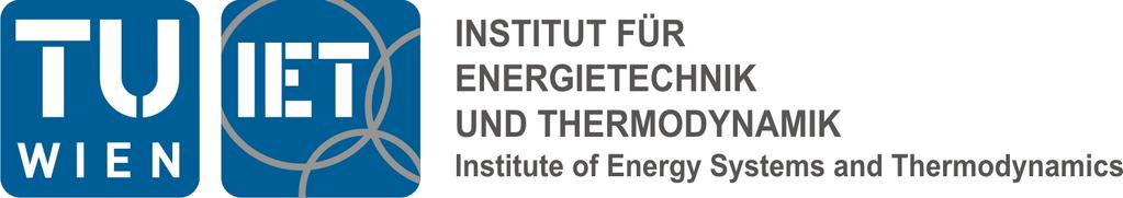 TECHNISCHE UNIVERSITÄT WIEN E302 Institut für Energietechnik und Thermodynamik Forschungsbereich