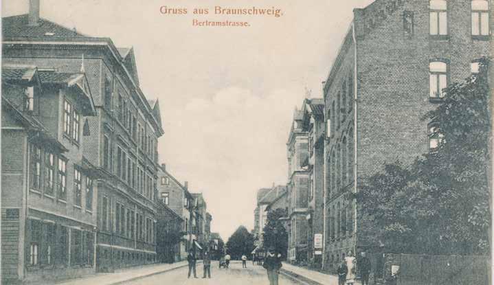 22 REGIONALES Blickrichtung von der heutigen Kurt-Schumacher-Straße zur Leonhardstraße um 1910.