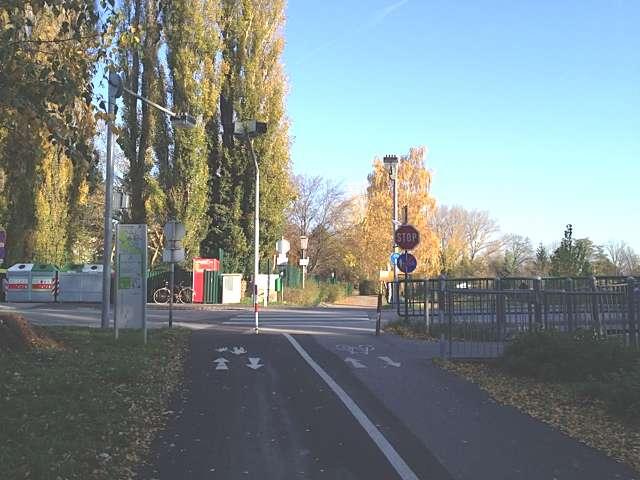 Ort/Thema Mödlingbachweg Nicht nachvollziehbare Änderung von gemischtem Geh- und Radweg auf getrennten Geh- und Radweg bei der
