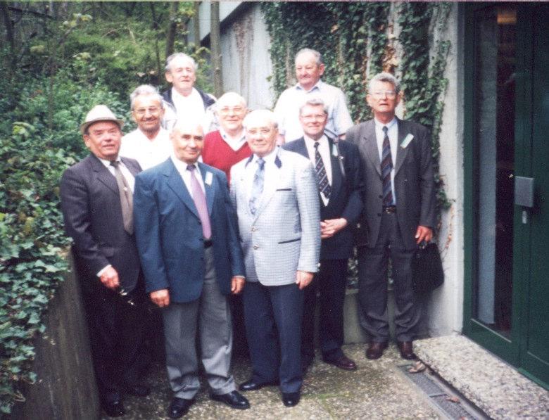 Batscher Treffen 2001 v.l. Oswald Siemon, Kress Anton, 2.