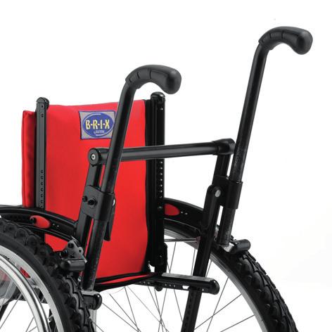 Rollstuhl: Von der Oberkante des