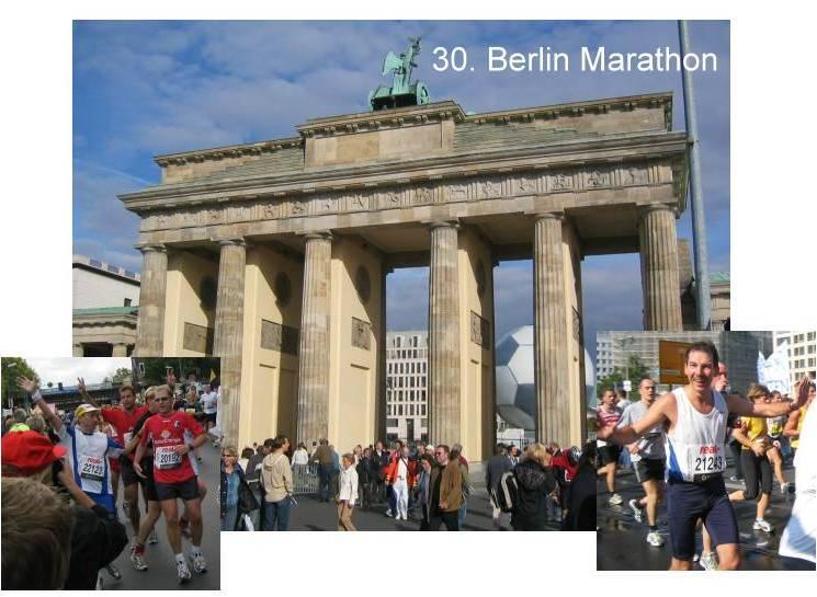 Kaiserwetter und 35.000 machten den Berlin Marathon zu einem phantastischen Erlebnis, alle weiteren Ergebnisse findet Ihr unter www.berlin-marathon.com Sonntag 21. September 2003-19.