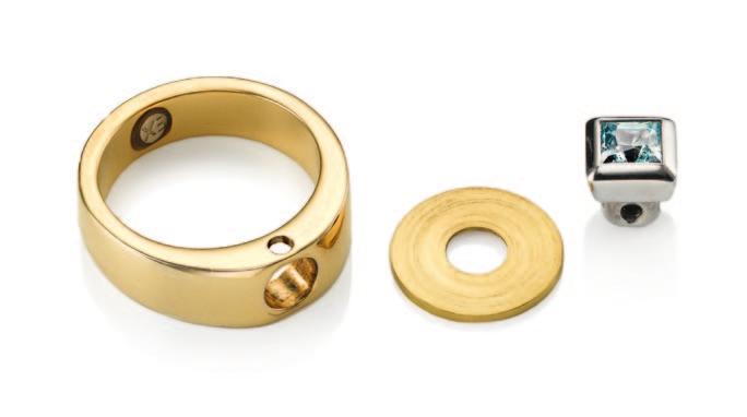 Basis-Ring Scheibe Top- Element So einfach geht s: Wählen Sie Ihre Ringgröße, die dekorative Scheibe und das elegante Designstück - Ihr Lieblingsmodell können Sie mit wenigen Handgriffen leicht