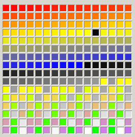 Optimierte Palette Standard-Palette 256
